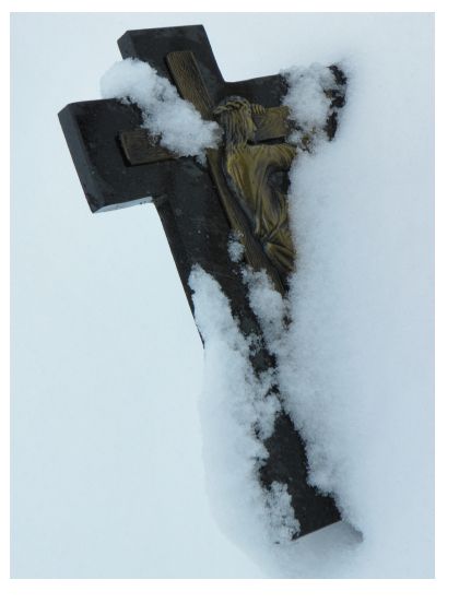 Jésus dans la neige